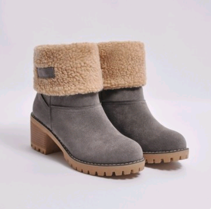 Suede Snow Boots