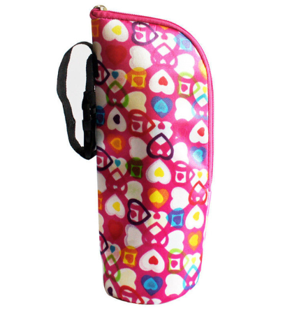 Heart Insulated Baby Bottle Bag