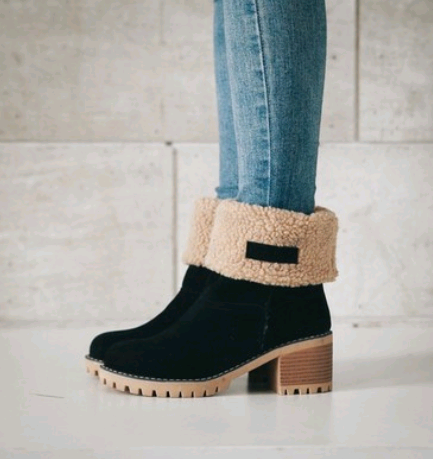 Suede Snow Boots