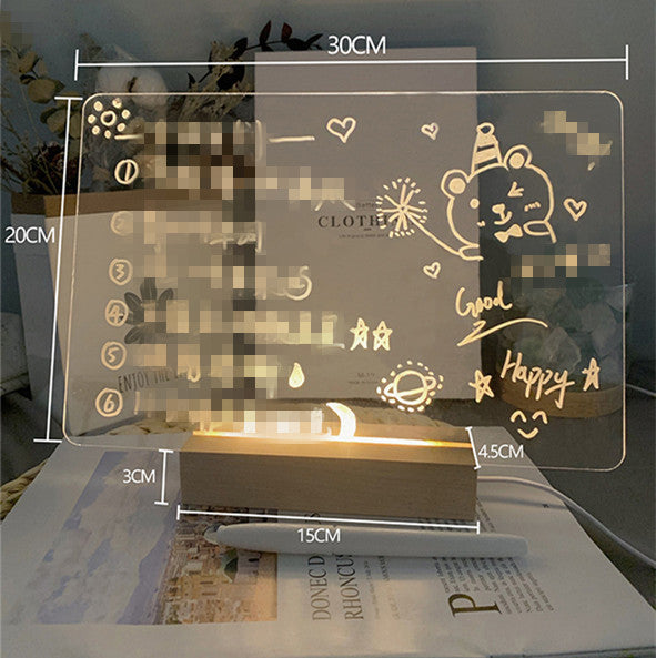 Luminous Acrylic Message Board