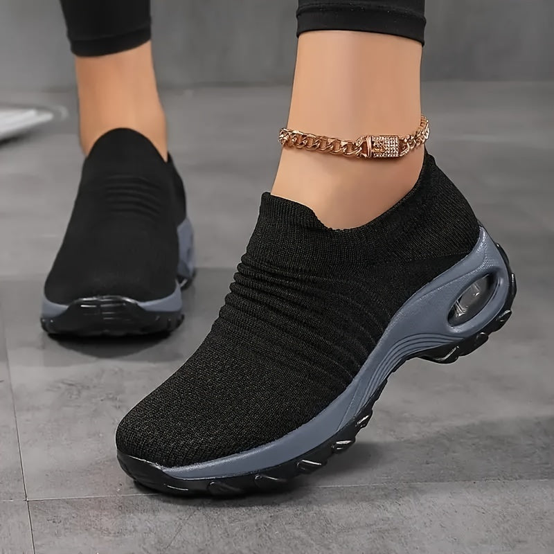 Women's Breathable Mesh Slip-On Sneakers