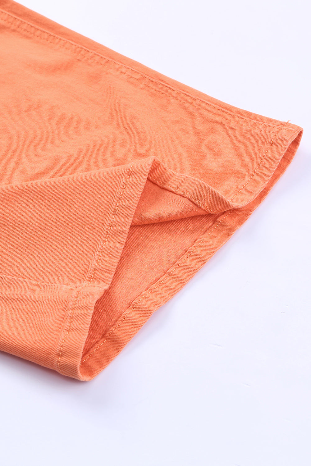 Orange High Waist Wide Leg Jeans