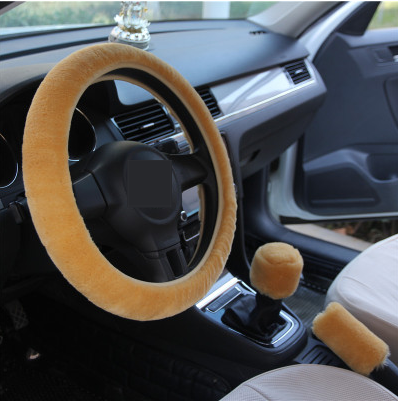 Winter Wool Plush Steering Wheel Cover