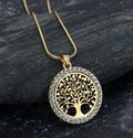 Celtic Tree Of Life Necklace Gold Bazaare Mart Necklace