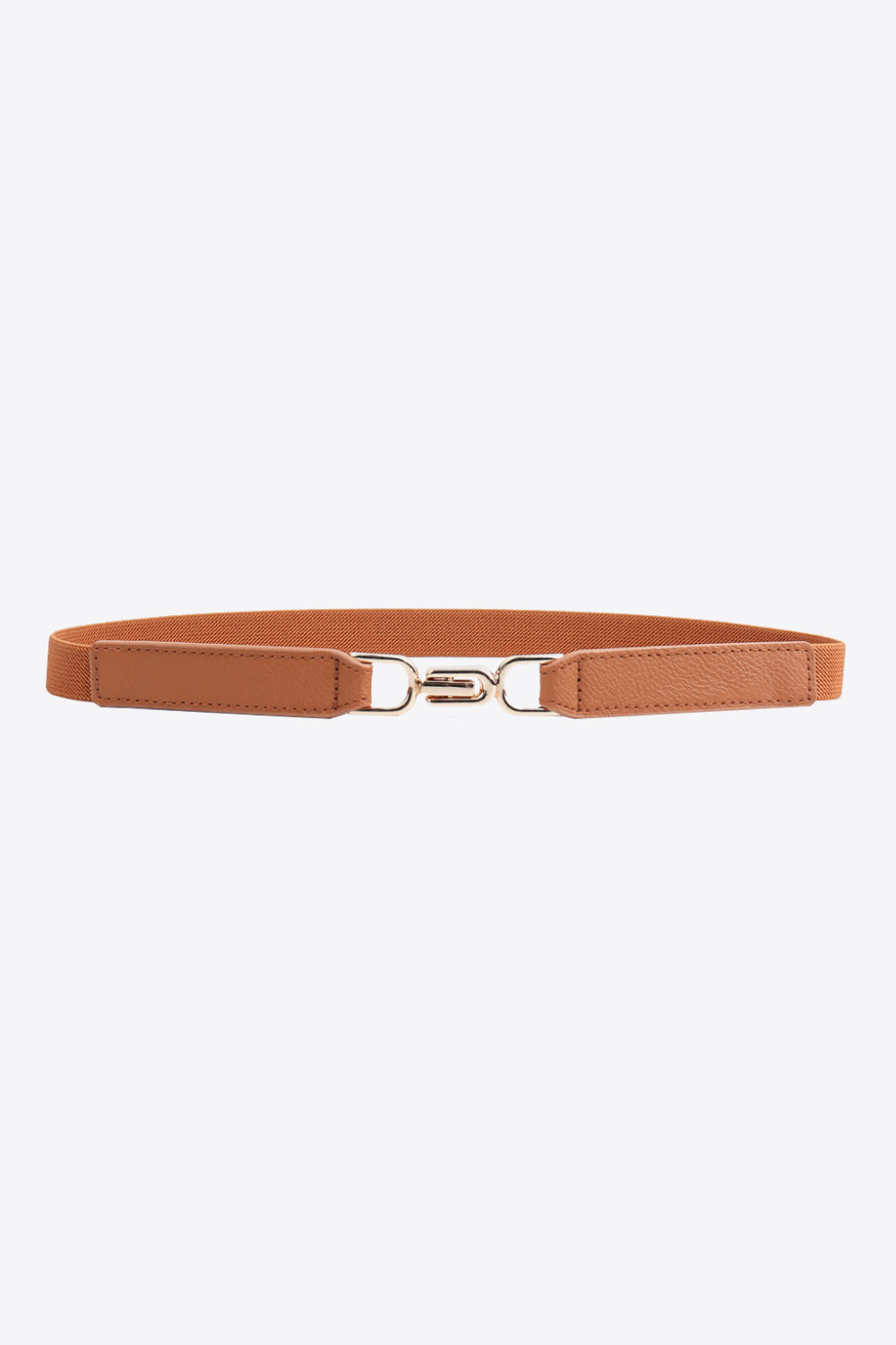 Gold Buckle Elastic Belt