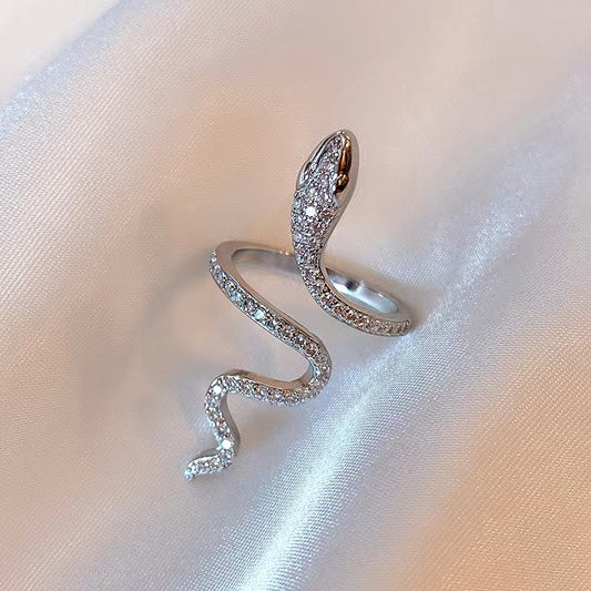 Zircon Snake Ring