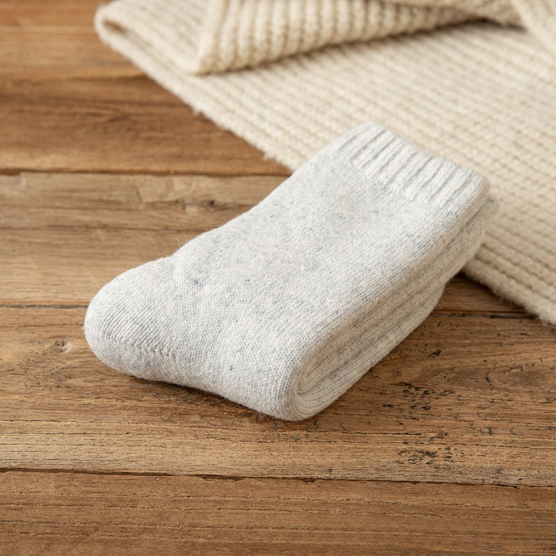 Warm Padded Extra Thick Fleece Lined Middle Tube Socks