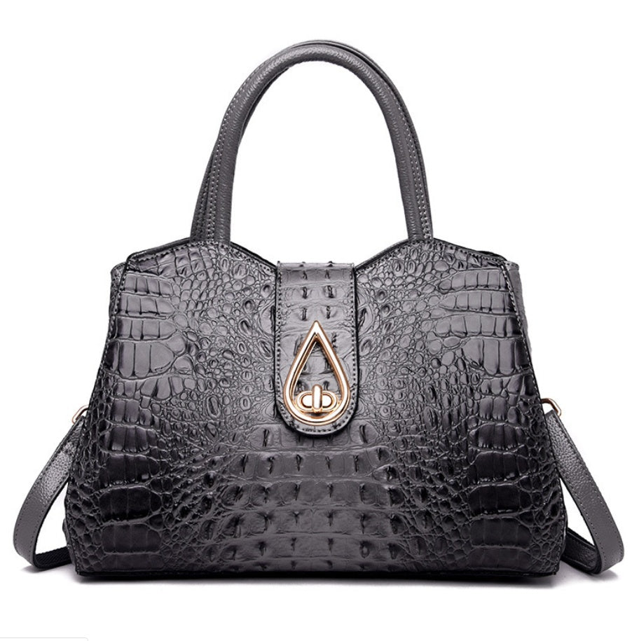 Croc Look Crossbody Bag