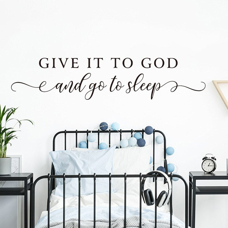 Give it to God Wall Sticker