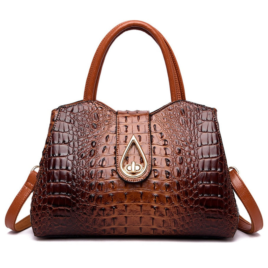 Croc Look Crossbody Bag