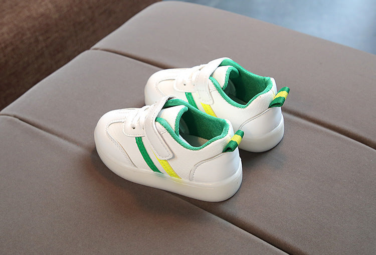 White LED Toddler Sneakers