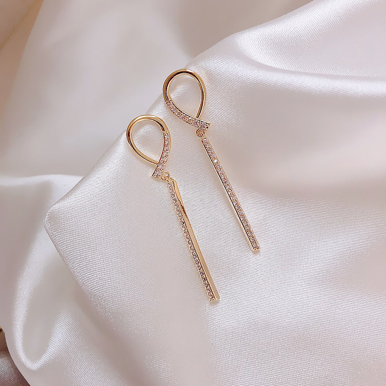 Personality Tassel and Stud Earrings