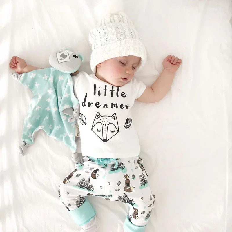 Little Dreamer T-shirt Pants Set CJ Dropshipping Baby Clothes