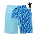 Men's Color Changing Swim Trunks Blue child XL Bazarre Mart Color Changing Swim Trunks