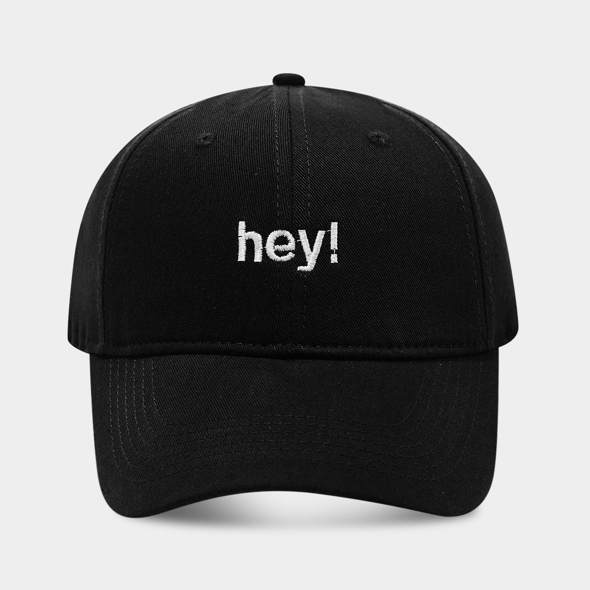 Hey Embroidered Baseball Cap