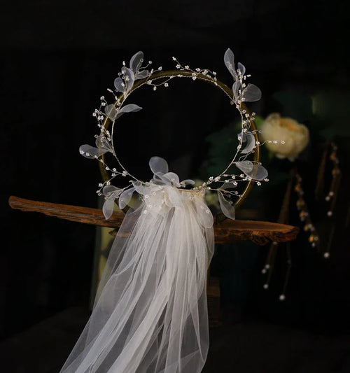 Bridal wreath veil wedding accessories Bazaare Mart