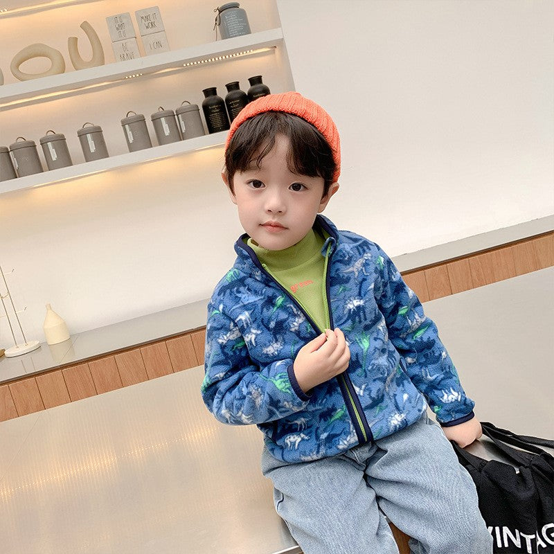 Toddler Boy Fleece Zip Up Jacket