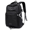 USB Charge Backpacks Black Bazaare Mart Grey Backpack