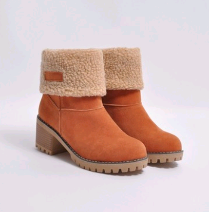 Suede Snow Boots