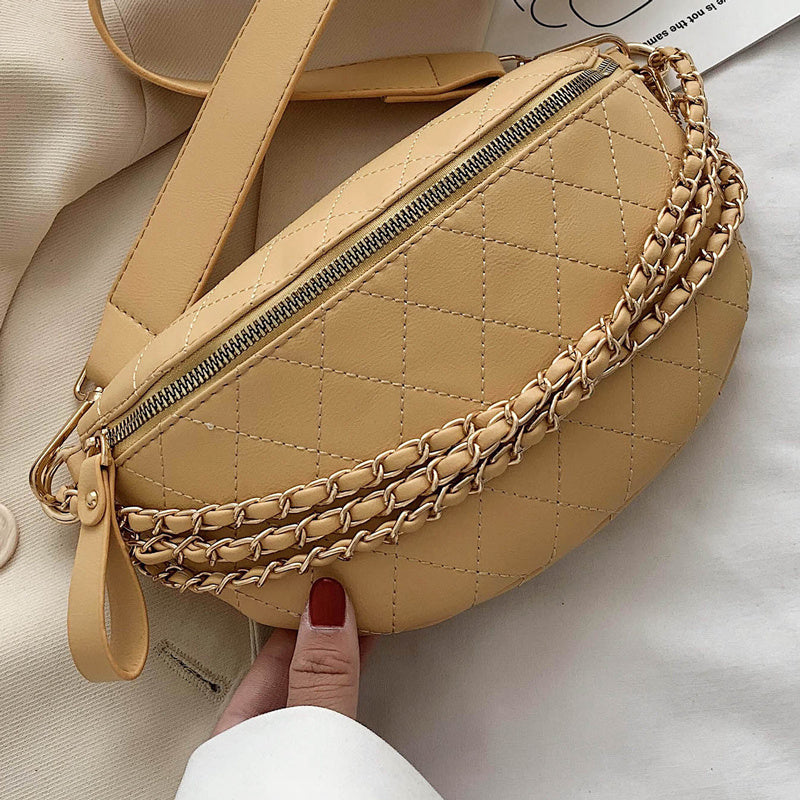 Women's Quilted Crossbody Bag