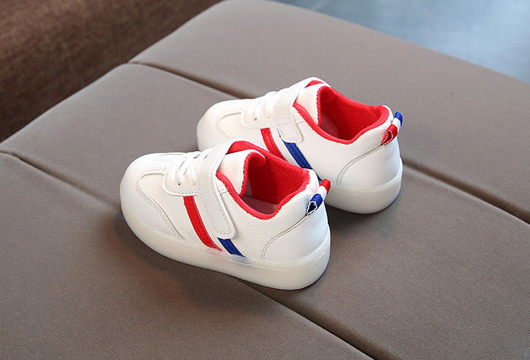 White LED Toddler Sneakers