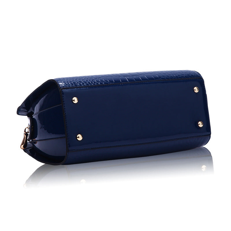 Ladies PU Crocodile Handbag