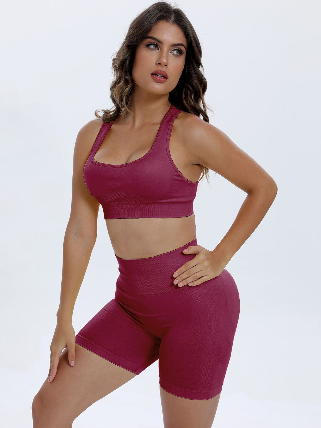 Neon Top and Shorts Active Sets