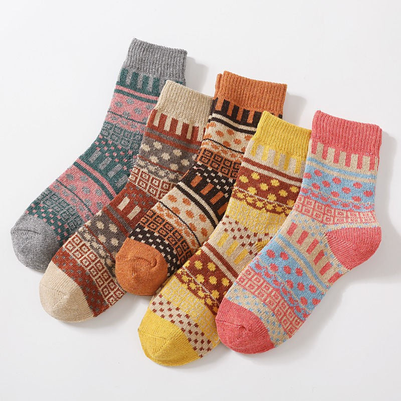 Winter Geo Socks