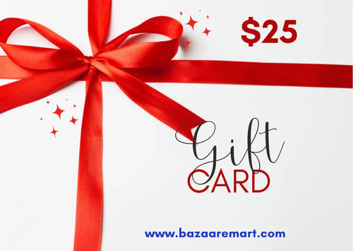 Bazaare Gift $25.00 Bazaare Mart Gift Card