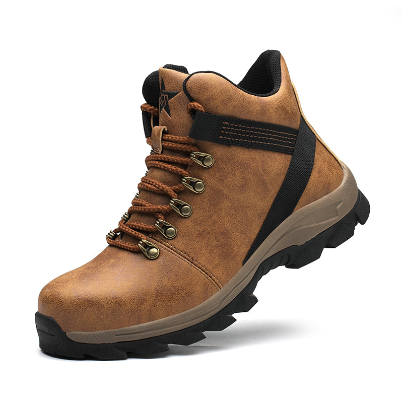 High-top Steel Toe Hiking Boots