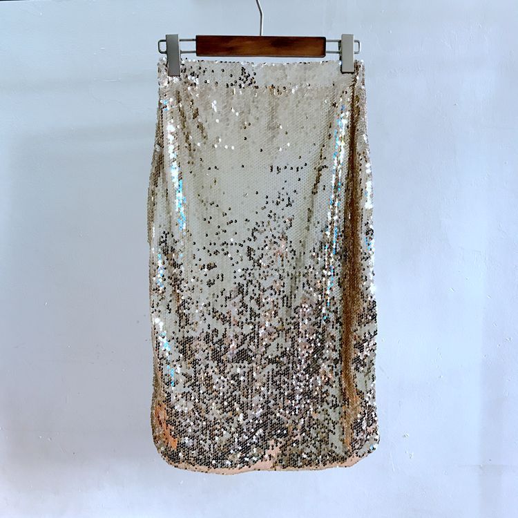 Sequin Midi Skirt