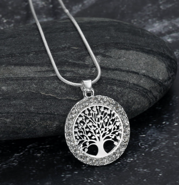 Silver Tree Of Life Necklace