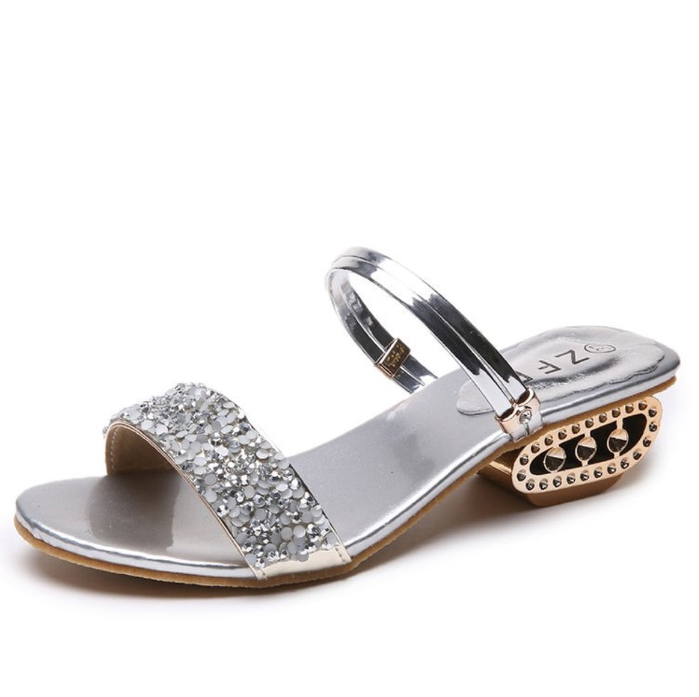 Elegant Sequin Sandals