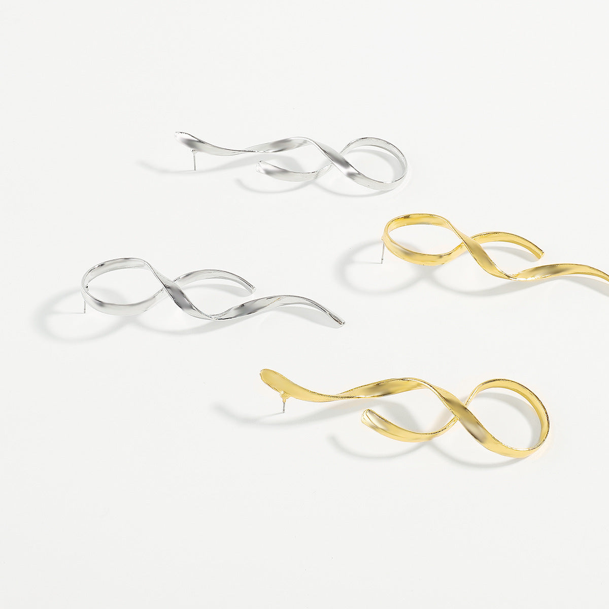 Simple Asymmetric Earrings