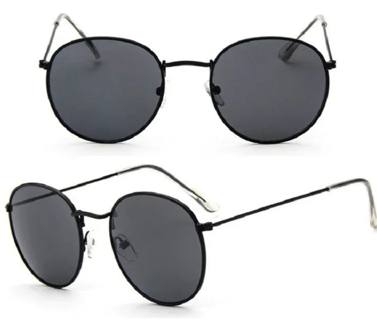 Women Retro Sunglasses Black + Grey Bazaare Mart Sunglasses