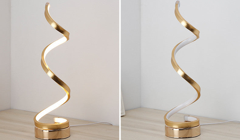 Twisted LED Table Lamp
