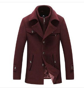 Men's Slim Fit Wool Peacoats