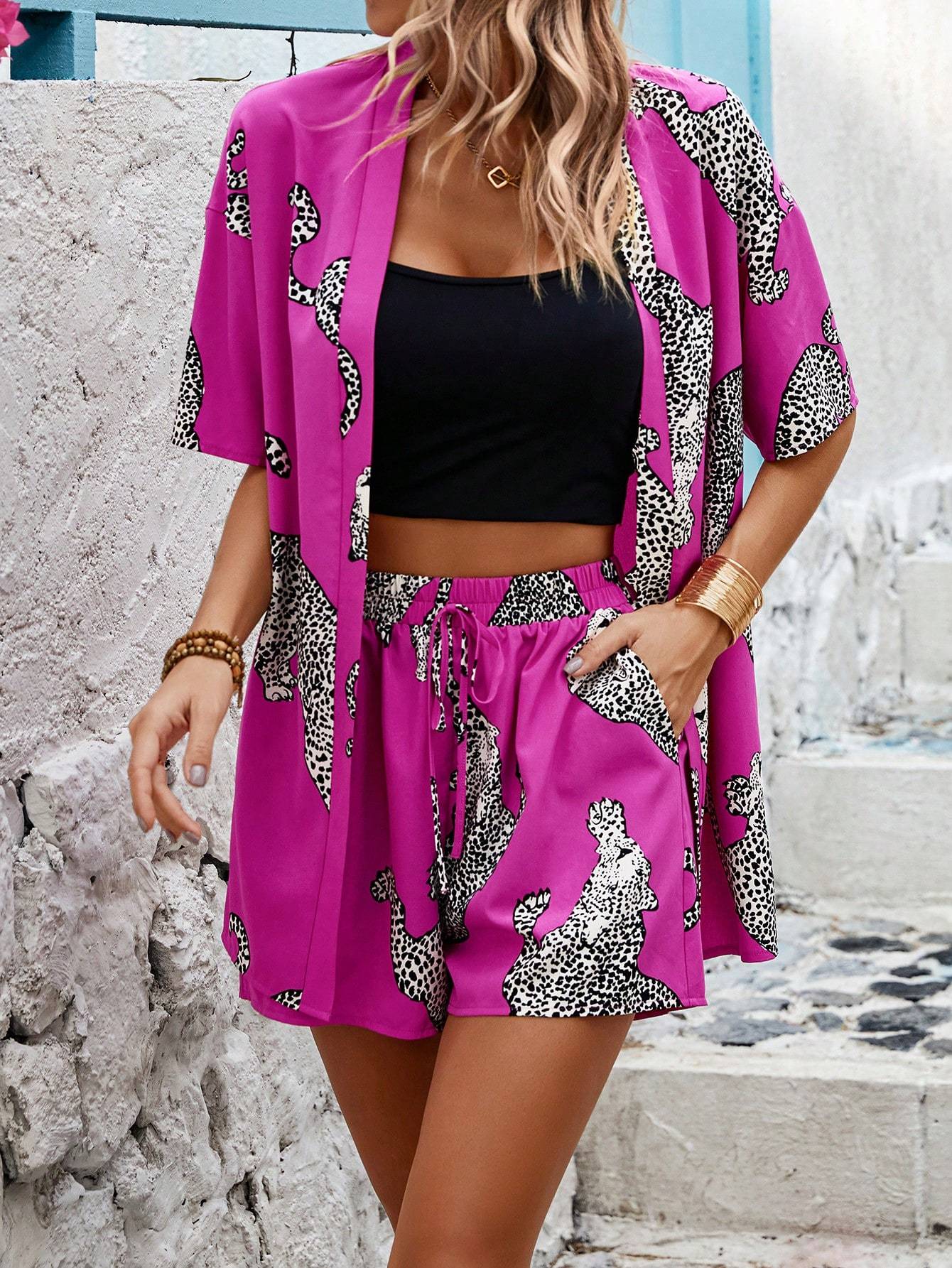 Kimono Shorts Set