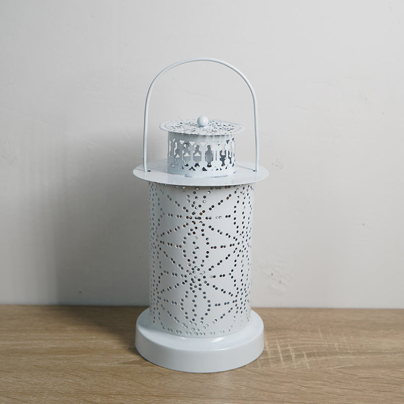 White Starburst Decorative Lantern