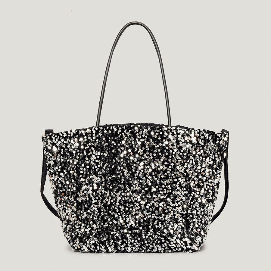 Large Sequin Tote Bag