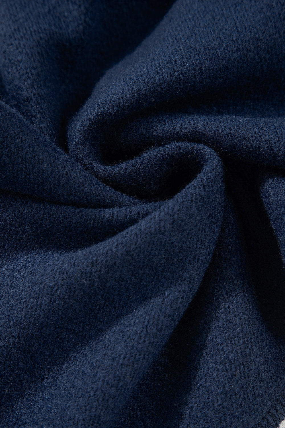 Navy Blue Fleece Drawstring Pants