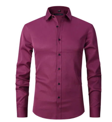 Anti-Wrinkle Men's Long Sleeve Shirt