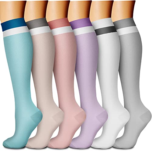 Knee High 6pk Compression Socks