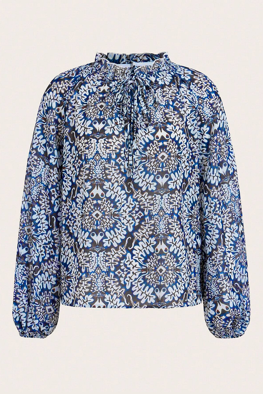 Navy Mandala Blouse