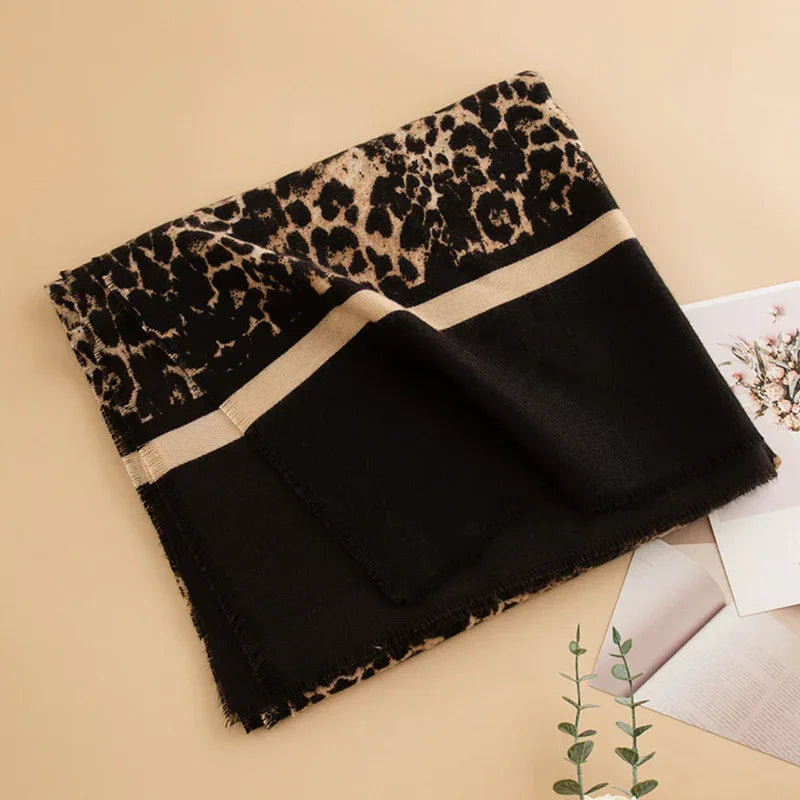 Leopard Print Scarf - Bazaare Mart
