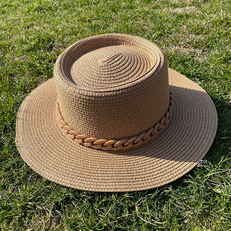 Colorful Chain Straw Hat