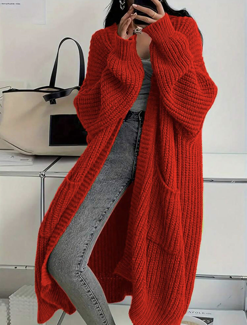 Open Front Duster Sweater