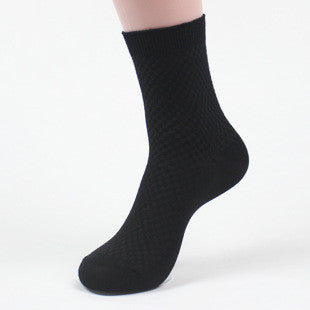 Men's Black Bamboo Socks