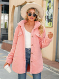 Button Down Collared Coat Blush Pink Bazaare Mart Button Down Collared Coat