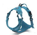 Big Dog Adjustable Reflective Harness Light Blue Bazaare Mart Dog Harness